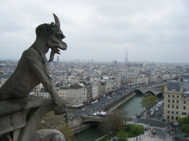 エッフェル塔やサクレクール寺院の姿も。<br /><br />パリを一望です！