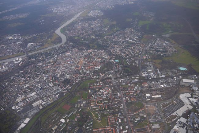 ドイツの街が見えてきた。