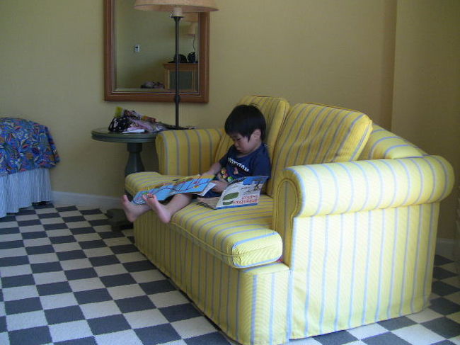 しばし、お部屋で休憩。