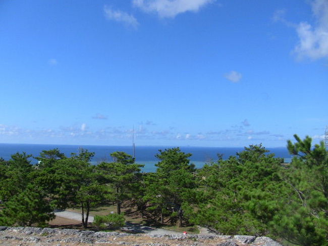 海が綺麗に見えました！結構高い！そして風が強かった。