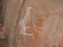 <NT> カカドゥ国立公園（世界遺産）

古代アボリジニ・ロック・アートを見学しました。