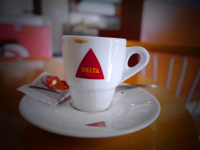DELTAのエスプレッソ美味しい。