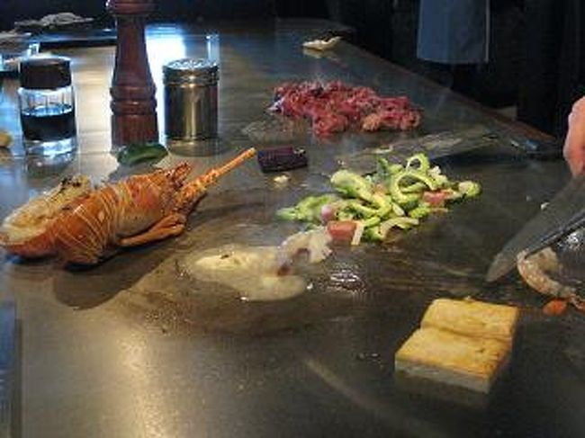 ステーキ＆ロブスターのセットを頂きました