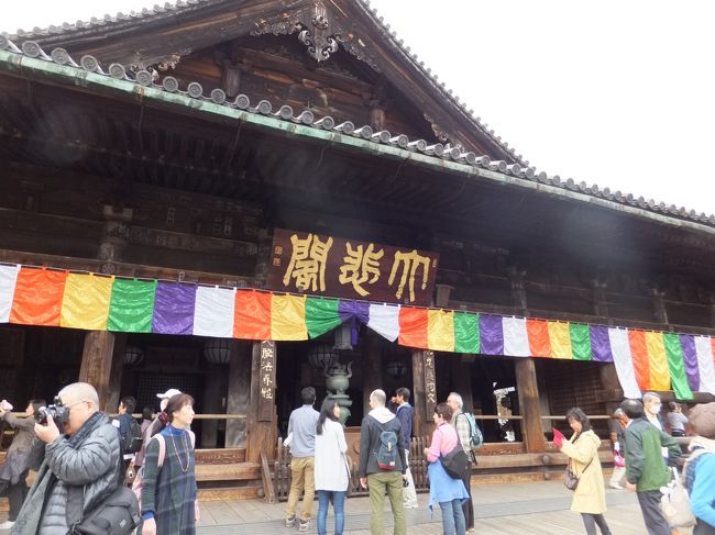 本堂<br />徳川家光の寄進により1650年に建立。<br />懸造り（舞台造り）で国宝に指定されています。<br /><br />ご本尊の十一面観世音菩薩は10ｍ余あり、木造では日本最大だそうです。