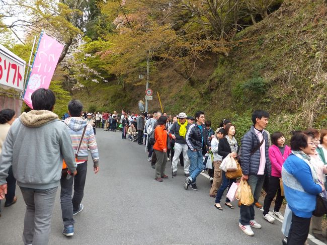 これはマイカーで来ている人の駐車場まで行くシャトルバスの列。