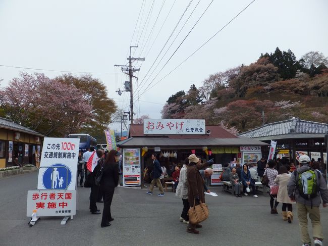 途中にトイレがありましたが、待っていられないほどの込み具合。<br />駐車場の方が臨時トイレもあるので、そのまま下まで戻りました。<br />20分前には到着し、トイレも運良く空いていてお土産タイムも確保できました。<br /><br />晴れていれば満足感がもっとあったので残念でした。