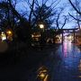 日本の旅　東海地方を歩く　静岡県三島市、夜の三嶋大社（みしまたいしゃ）三島駅周辺