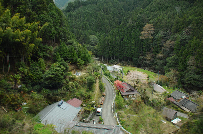 結局、指定を取っていなかった夫婦が一組、出発直前に飛び乗って来ただけで、各車両一組だけを乗せて出発した。車窓を、山里の風景が通り過ぎていく。