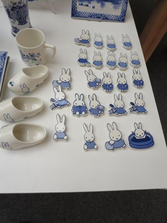 デルフト焼き ナインチェ皿 (ミッフィー)