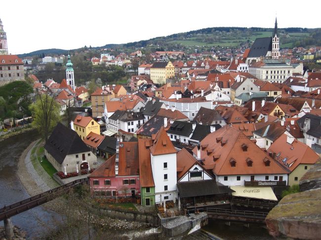 チェスキークルムロフ到着。