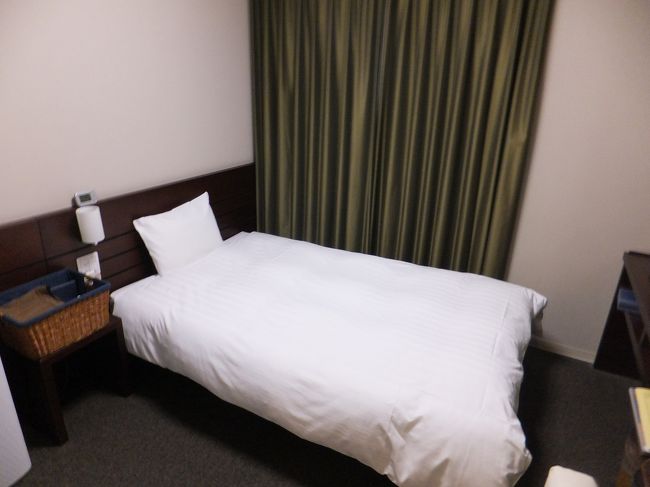 客室はこんな感じ。ドーミインは比較的広々と作られているのでゆったりとした客室です。