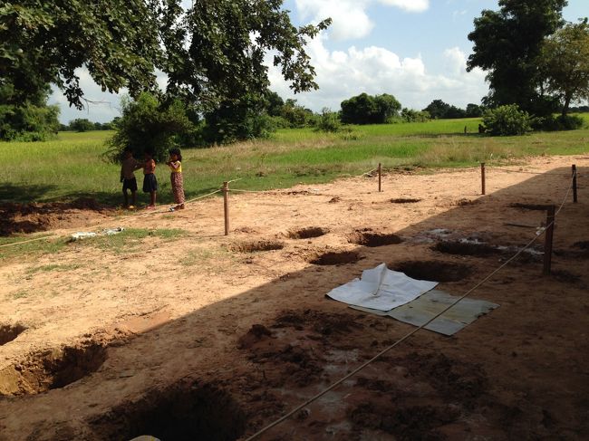 穴をほり、数日後には