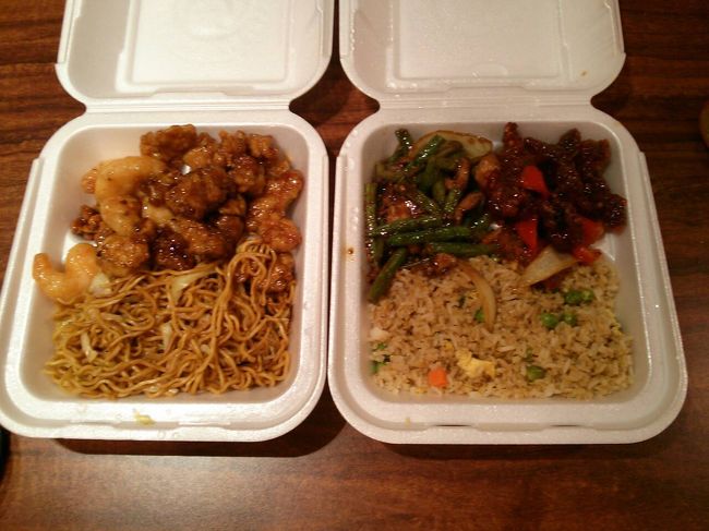 当然のようにオレンジチキンです。\(^^)／