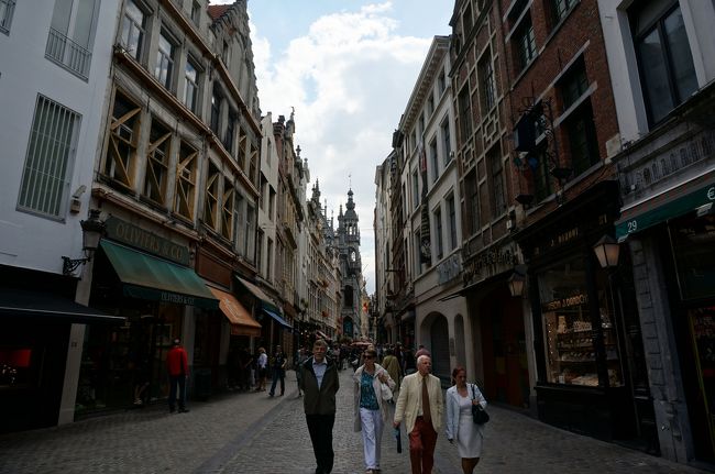 グランプラス間近。<br />ドキドキする。