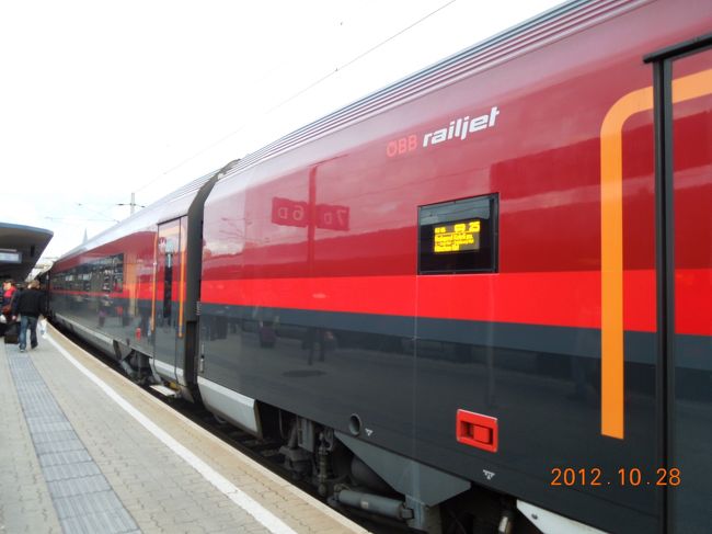 ウィーン西駅に到着しました！