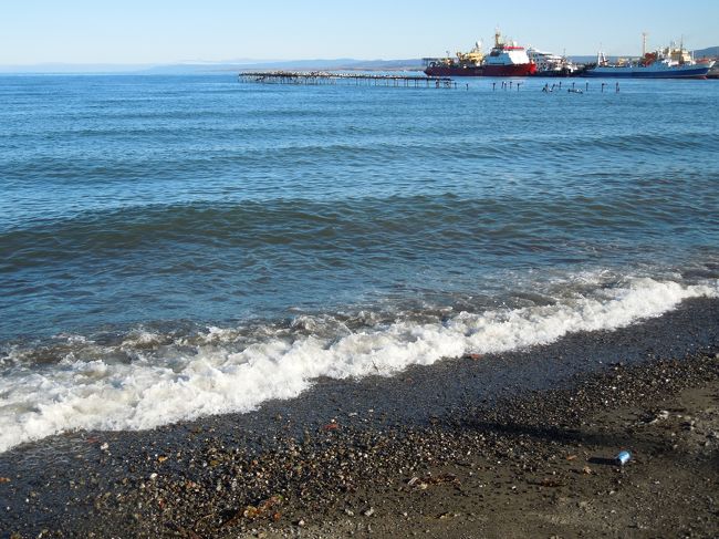 奥に停泊しているのは、アウストラリス号ですね。
