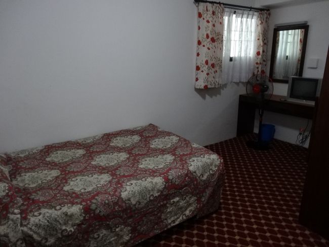 静かな場所のそれなりのホテルです。<br /><br />ネパールの旅は続く！