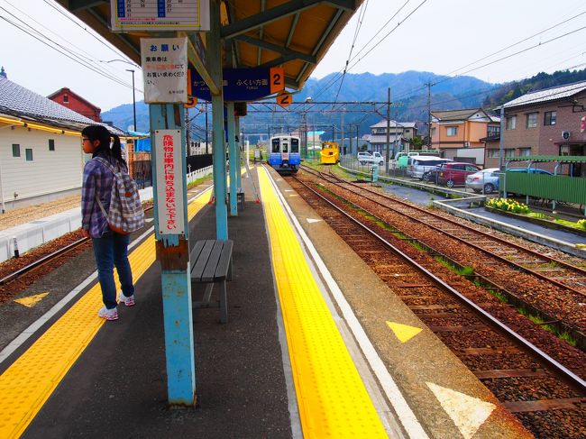 ホームが細いぜー