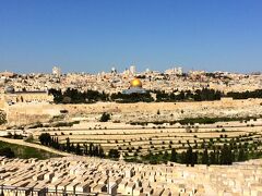 オリーブ山から見たエルサレム市街