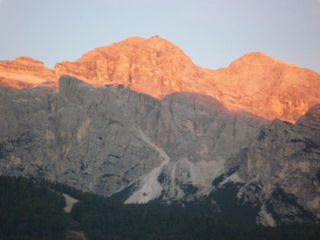 とてもきれいな　夕焼けで　忘れられない光景です