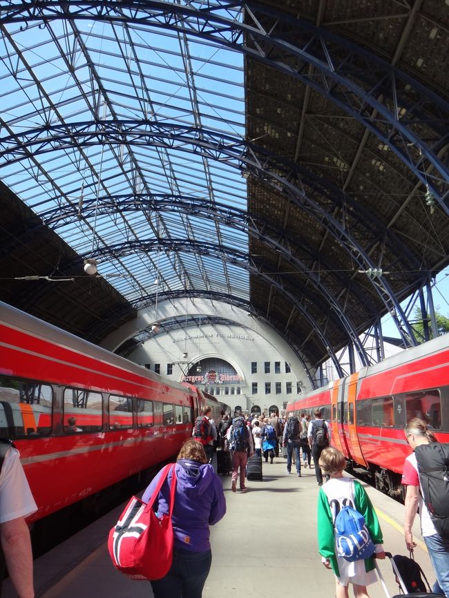 ベルゲン駅　到着！　約7時間の長旅でした。