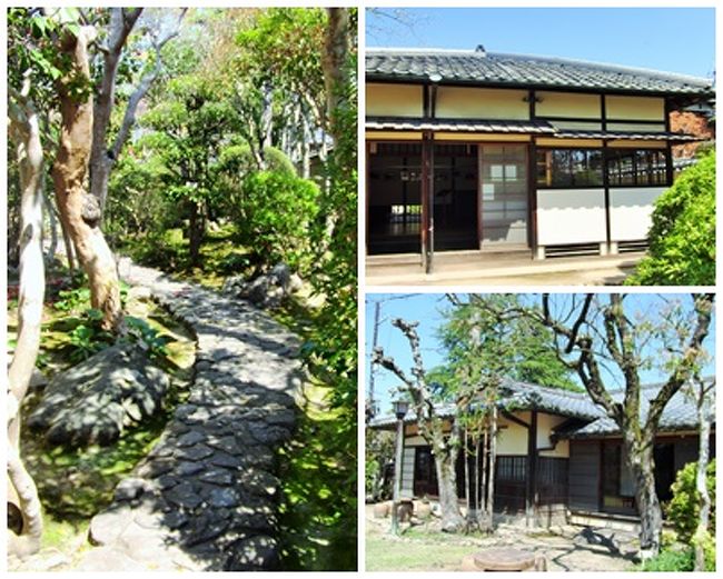 門の前に立ったときには、この屋敷がそんなに広いとは思えなかったが、二階〜一階とみて歩くうちに、かなり広い家であることが分かった。<br /><br />志賀は大正14年から昭和13年まで奈良に住んでいたが、この家は、自ら設計したもので多くの文人・画家たちが、この家を起点にして文化活動を行ったという。<br />志賀の代表作「暗夜行路」後編も、この屋敷で完結をみた。<br /><br />当時奈良に住んでいた武者小路実篤らと共に、いわゆる「白樺派文化」は、この地で開花したともいえる。