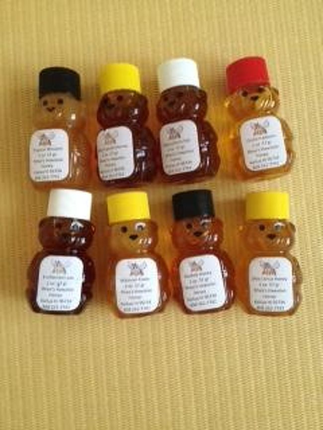 ＫＣＣファーマーズマーケットで買ったミニサイズのハチミツ