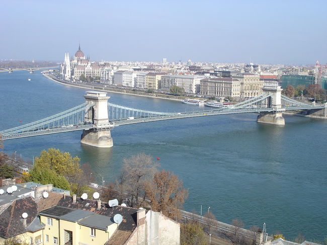 展望台からくさり橋を見下ろした一枚。