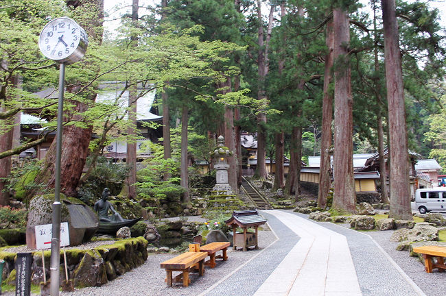 山門に通じる道。