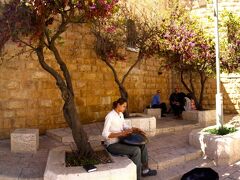 ダビデ王の墓
Tomb of King David
シオン門を入って南へ行くとダビデ王の墓がある
写真の左にあるのが入口にあるダビデ王の像