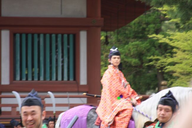 2014。。春の藤原まつり 源義経公東下り行列(藤原秀衛公出迎行列と義経公ねぎらいの場再現)