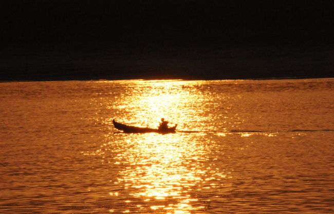 日が落ちてくる。