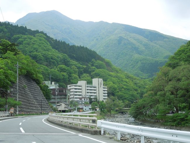 9：30　温泉２軒目　下部温泉にやってきました。こちらは信玄の隠し湯です。<br />