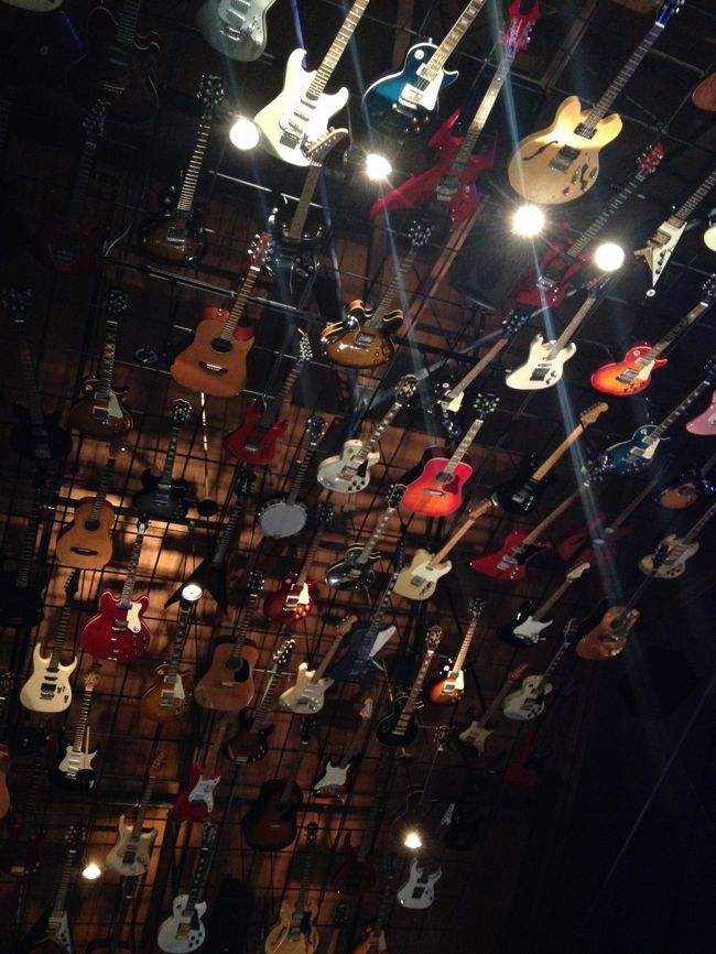 ハードロックカフェの店内