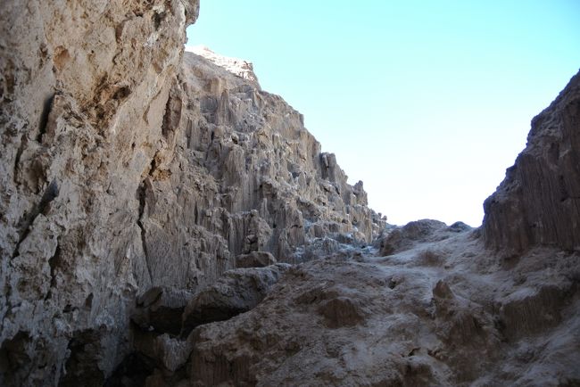 You can hear the salt cracking sound day and night.