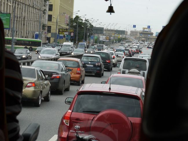 モスクワの渋滞は有名