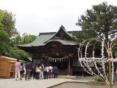 秩父神社。おみくじを結ぶ場所が、ハート型のようで可愛らしいです。