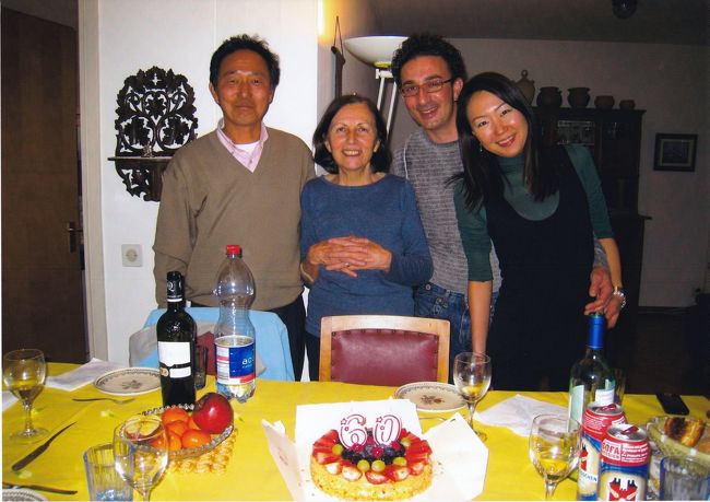 ６０歳の誕生日はカデンピーノの皆さんが祝ってくれた。