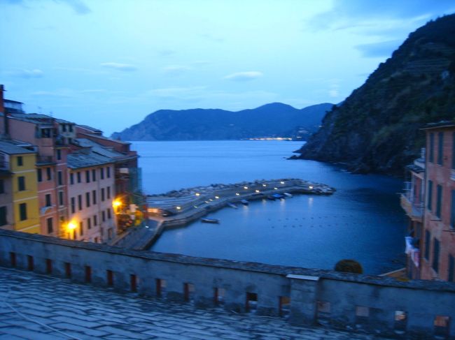 ヴェルナッツァ　宿の部屋からの眺め