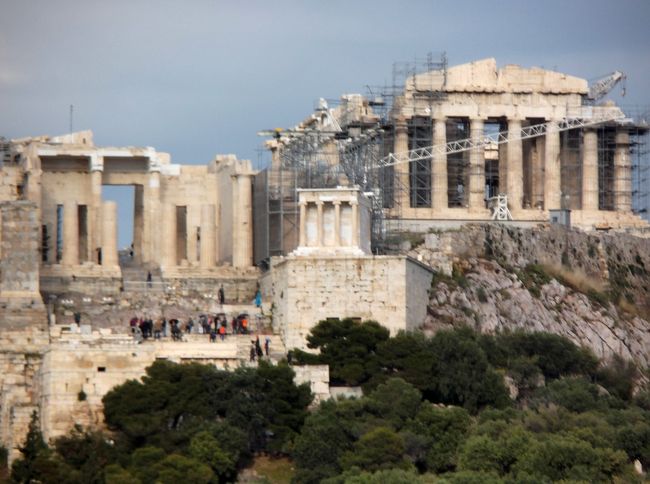 2014年 ギリシア旅行 アクロポリス （誰もいないパルテノン神殿