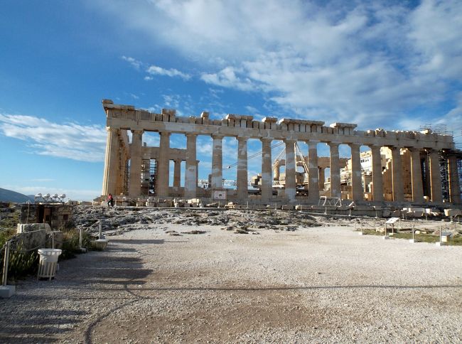 2014年 ギリシア旅行 アクロポリス （誰もいないパルテノン神殿