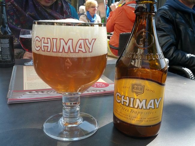 ビールを飲んで休憩。