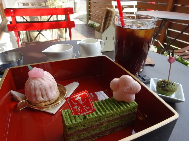 今回も友人家で居候。<br /><br />一乗寺なので初日は近場を<br /><br />ウロウロ。<br /><br />むしやしない<br /><br />ケーキ美味しいです。