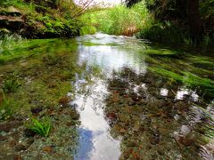 １．竹崎水源〜毎水120トンの湧水量