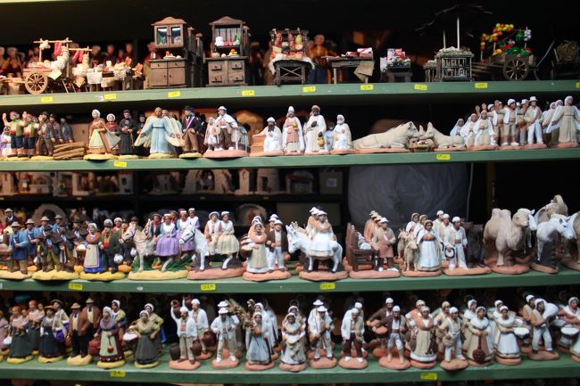 キリスト生誕を表わす人形の屋台