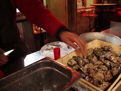 ブラッスリーJaloaの前に出ていたオイスターバー