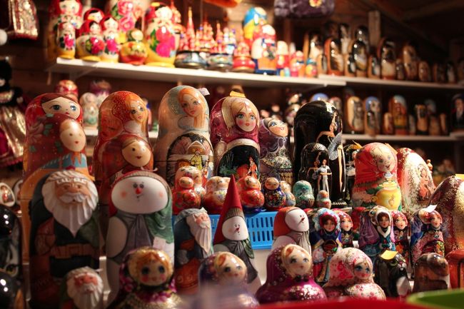 ちょっと変わった雪だるま？や動物のマトリョーシカ。