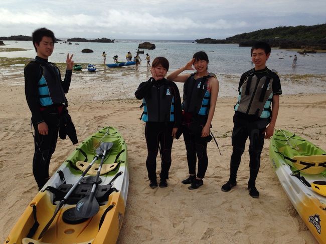 今日は昨日豪雨で延期になったカヌーとシュノーケル！！！！！！
