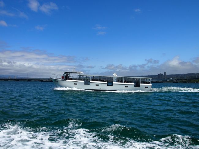 帰りのボートから。