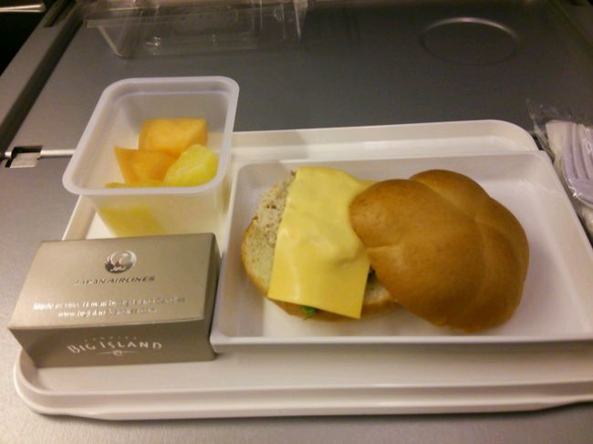 二回目の機内食。<br />ビッグアイランドのクッキーが嬉しい〜!<br /><br />楽しかったホノルル旅行はこれで終わり。<br />次回はいつになるかわからないけれど、絶対行くぞぉ〜!<br />友達もすっかり「ハワ恋」患者になったようなので、私の任務は終了♪